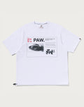 BAPE BY KAZUKI KURAISHI MULTI LOGO RELAXED FIT TEE MENS
