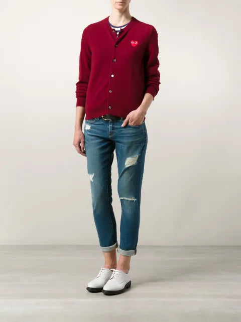 Comme Des Garçons Play basic cardigan