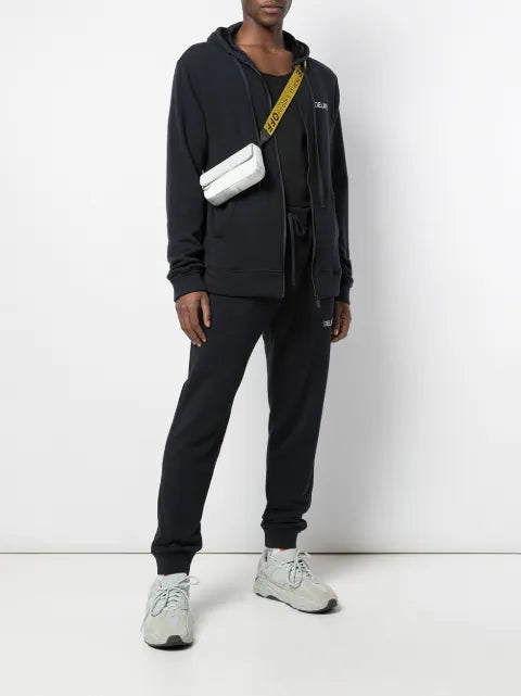 Delantic East Atlanta velour-lined zip hoodie