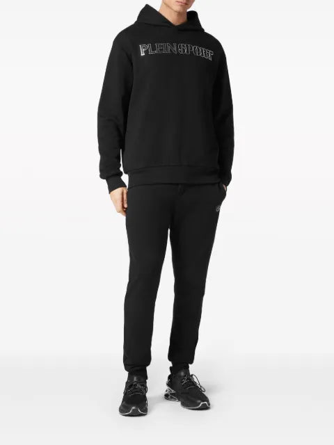 Plein Sport Tiger logo-print hoodie