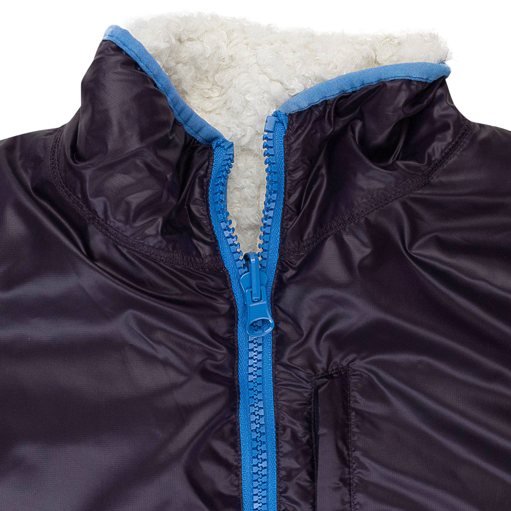 FRONT ZIP SHERPA IVORY WORK JACKET