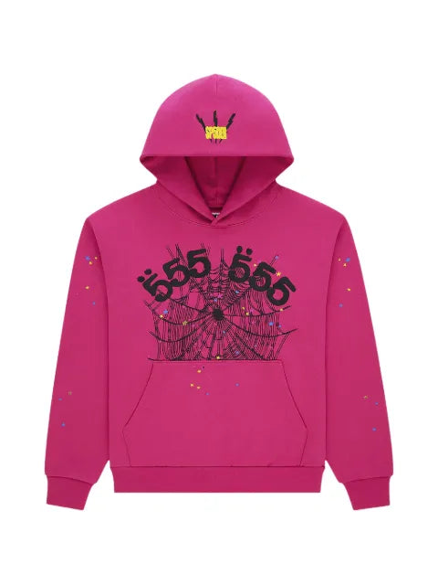 SP5DER graphic-print hoodie