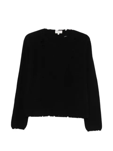 Second/Layer distressed sweater