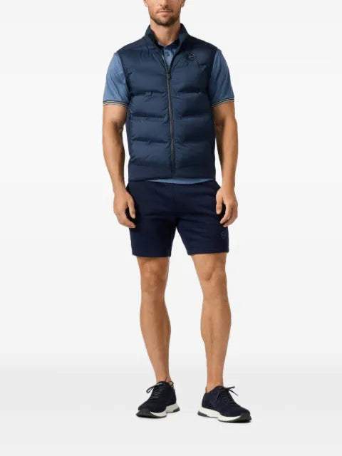 Hackett London quilted-panel gilet