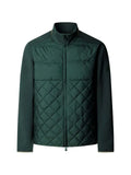 Hackett London zip-up quilted jacket