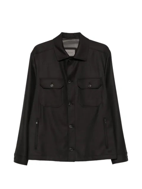 Corneliani button-up chest-pocket jacket