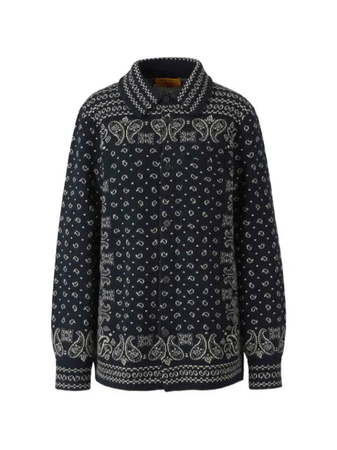 Guest In Residence paisley-print cashmere shirt