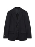 Lardini Glen-check peak-lapel blazer