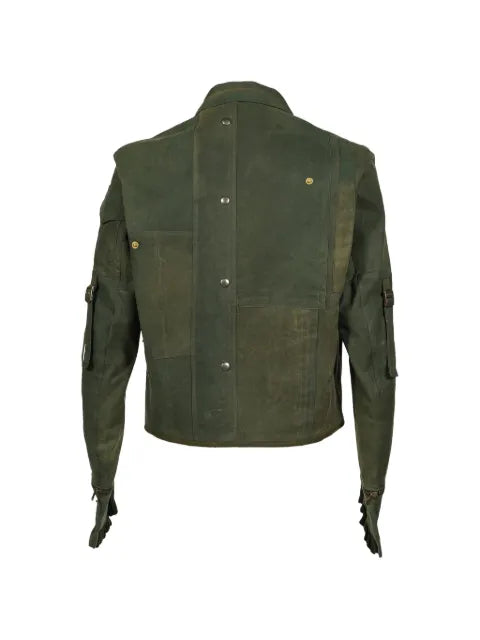 UNDER THE SIGN Phantom patchwork gloved jacket