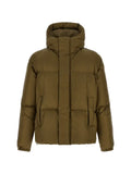 Laminar quilted down jacket