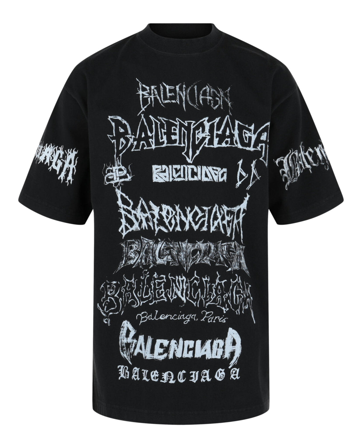 Balenciaga Mens DIY Metal Vintage T-shirt