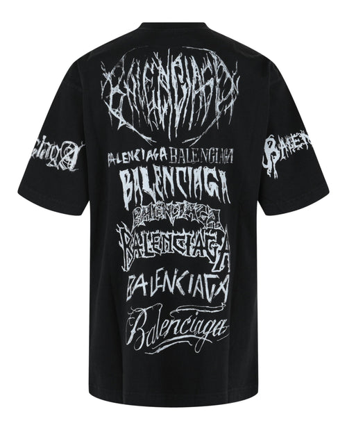Balenciaga Mens DIY Metal Vintage T-shirt