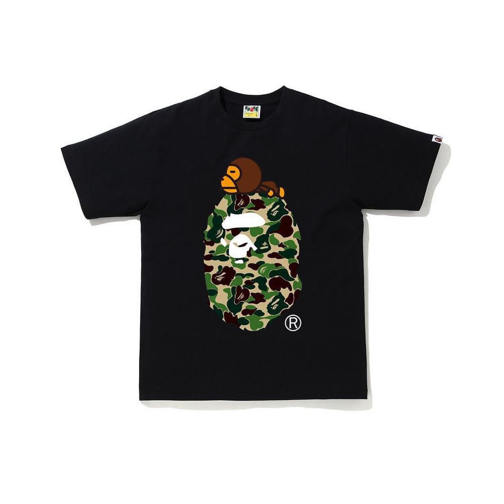 Bape Camo Ape Head Print Graphic Short Sleeve Tee Streetwear Unisex