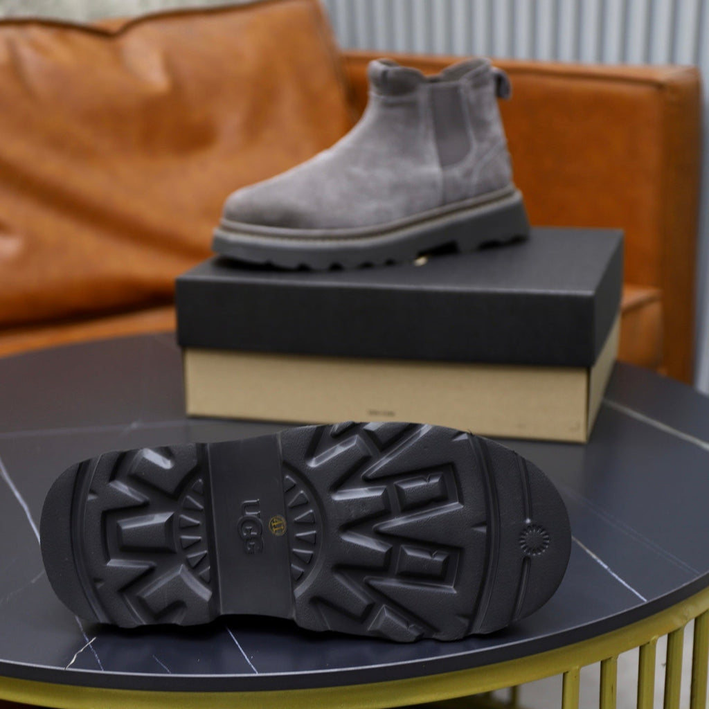 UGG Gray Suede Chelsea Casual Shoes