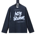 AC Logo long-sleeve gothic t-shirt black