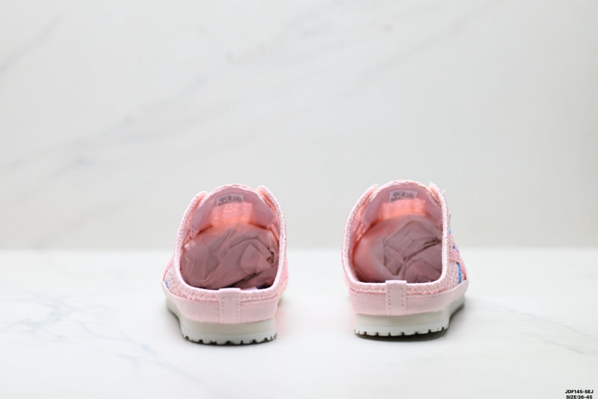 Onitsuka Tiger Retro Sabot Pink Mesh Multicolor Unisex Shoes Style 24