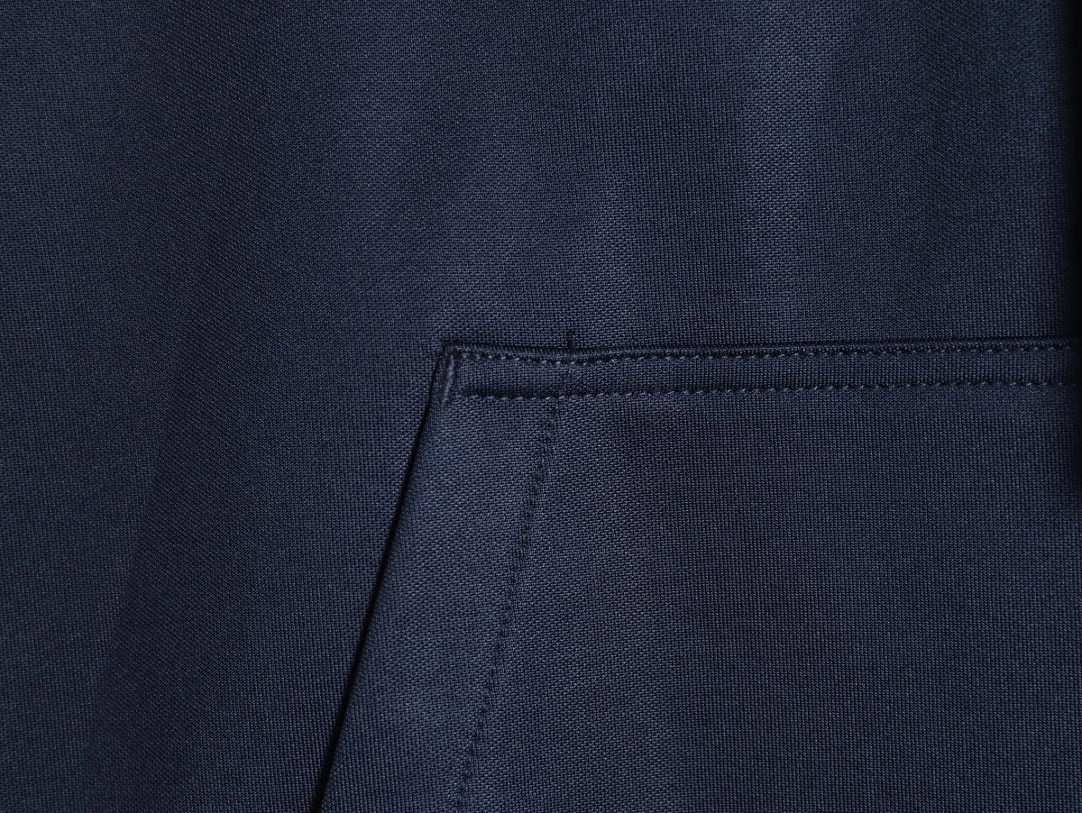 Gucci Contrast-Line Half-Zip Stand-Collar Jacket - Navy