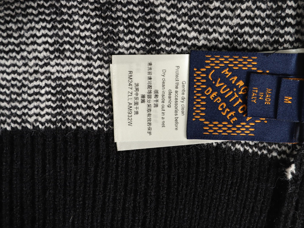 Louis Vuitton Allover Monogram-Style Crewneck Sweater - Charcoal